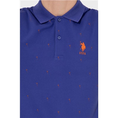 Erkek Mavi Polo Yaka Tişört