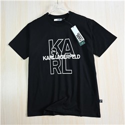Футболка с короткими рукавами из американского хлопка KARL LAGERFEL*D ОРИГИНАЛ!