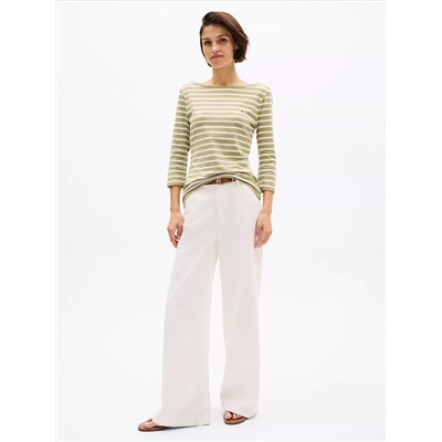 Stripe Boatneck T-Shirt