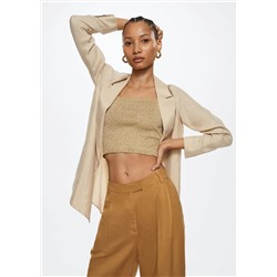 Americana 100% lyocell -  Mujer | MANGO OUTLET Melilla