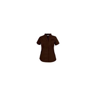 Butter-Soft Scrubs by UA™ Women's Solid Mandarin Collar Snap Front Top