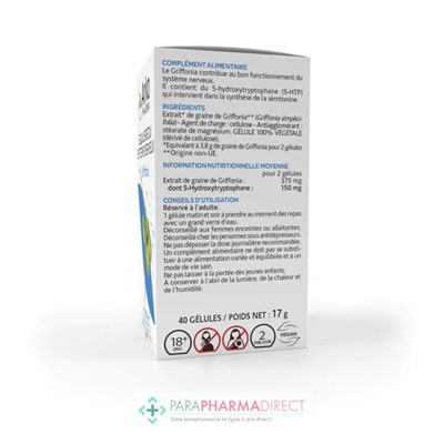 ArkoPharma ArkoGélules - Griffonia - Équilibre du Système Nerveux - 130 gélules