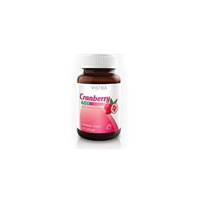 ЭКСТРАКТ КЛЮКВЫ 600 МГ ОТ VISTRA 30 КАПСУЛ / VISTRA CRANBERRY 600MG 30 CAPSULES