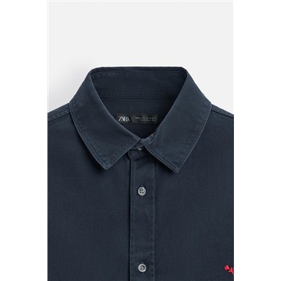 CAMISA TWILL BORDADO