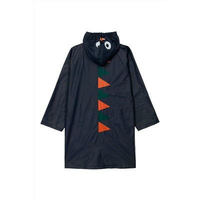 Impermeable con capucha Azul marino