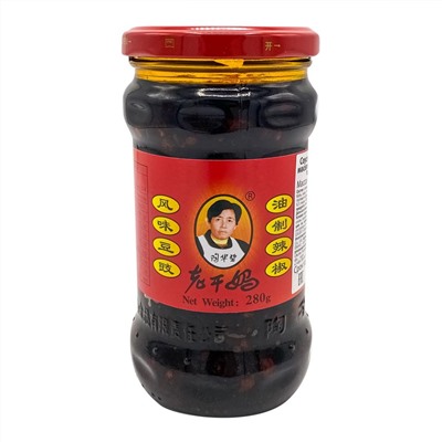 LAO GAN MA Black soybean sauce Соус из черных соевых бобов 280 г