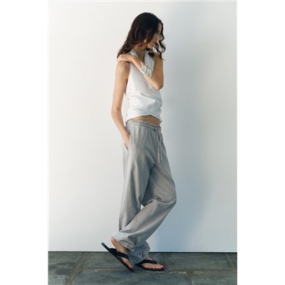 ZW COLLECTION LOOSE FIT LOW-RISE JEANS