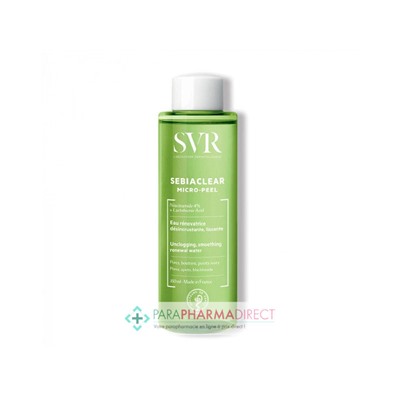 SVR Sebiaclear Micro-Peel Eau Rénovatrice Désincrustante Lissante 150ml