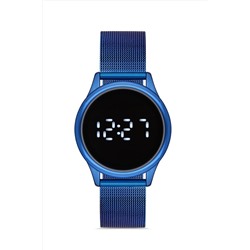 Aqua Di Polo 1987 Kadın Lacivert Hasır Dijital Led Kol Saati Apwg025505 APWG0255