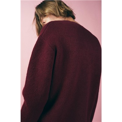PLAIN KNIT CARDIGAN