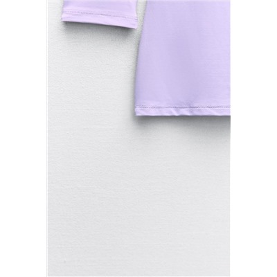 POLYAMIDE T-SHIRT WITH ROUND NECKLINE