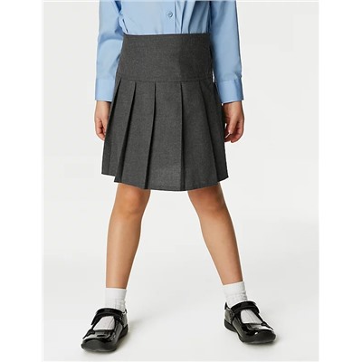 2pk Girls' Crease Resistant School Skirts (2-16 Yrs)