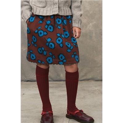 LIMITED EDITION FLORAL PRINT MIDI SKIRT