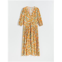 Viskose Kleid mit Muster