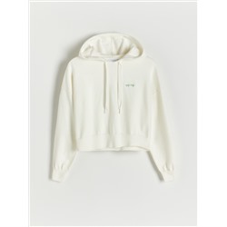 Pullover mit Reißverschluss und Kapuze