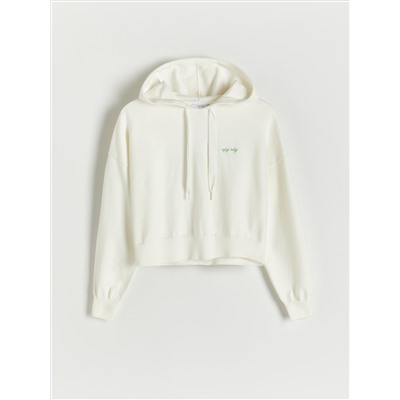 Pullover mit Reißverschluss und Kapuze