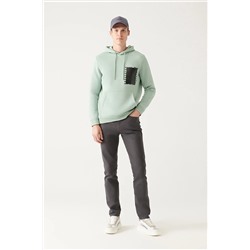 Avva Erkek Antrasit 5 Cepli Pamuklu Slim Fit Dar Kesim Pantolon B003007