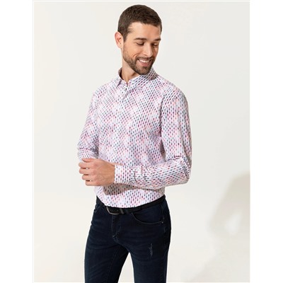Gül Kurusu Slim Fit Uzun Kollu Gömlek