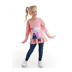 Denokids Dostum Kız Denim Pantolon Takım CFF-21K1-003