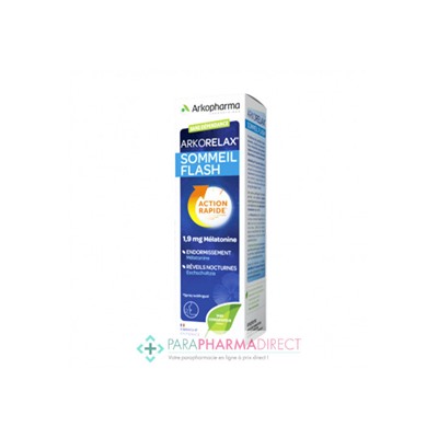 ArkoPharma ArkoRelax Sommeil Flash 1,9mg Mélatonine Spray 20ml