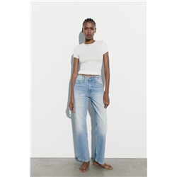 JEANS TRF BARREL TIRO ALTO