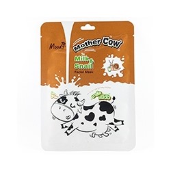 ОМОЛАЖИВАЮЩАЯ ТКАНЕВАЯ МАСКА ДЛЯ ЛИЦА МОЛОКО И УЛИТКА 38 ML / REJUVENATING FACIAL MASK MILK SNAIL MOTHER COW 38 ML