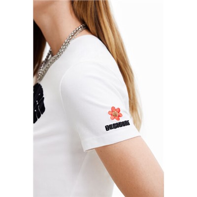 Camiseta "Save Nature" flores