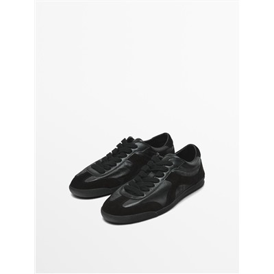 Deportivo piel combinado