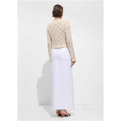 Jersey crochet flores