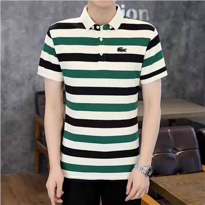 Мужская футболка-поло Lacost*e 👕   Реплика