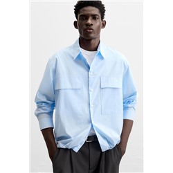 SOBRECAMISA BOLSILLOS