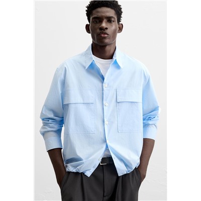 SOBRECAMISA BOLSILLOS