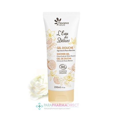 Fleurance Nature Gel Douche - Agrumes & Fleurs Blanches - BIO 200 ml