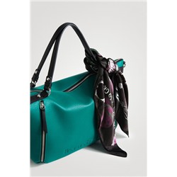 Foulard cuadrado estampado cósmico