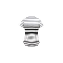 UA Seeing Stripes Silver Scrub Top