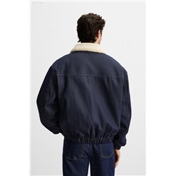 CAZADORA DENIM COMBINADA