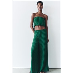 PLEATED BANDEAU TOP