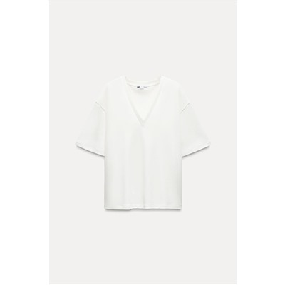 WASHED INTERLOCK T-SHIRT
