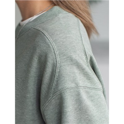 Свитшот свободный из петельчатого футера двухнитки с эластаном