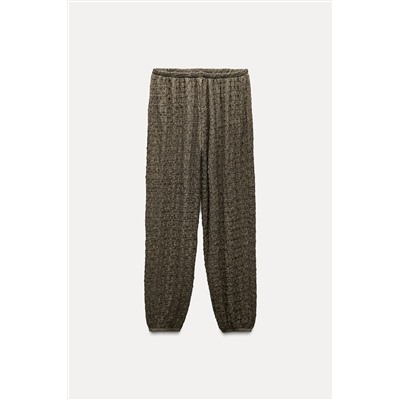 TEXTURED TROUSERS