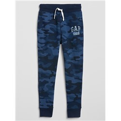 Kids Gap Logo Print Fleece Joggers