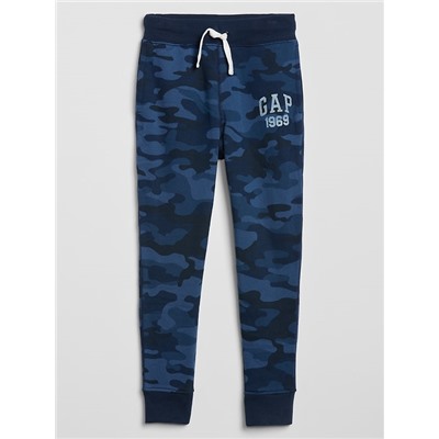 Kids Gap Logo Print Fleece Joggers