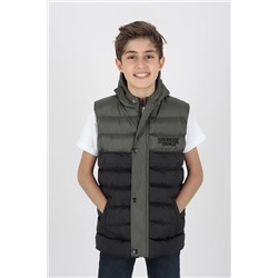 AHENGİM Kids Erkek Çocuk Yelek Erkek Çocuk Şişme Yelek Stanger Nakışlı Ak216162 1-2-10001089