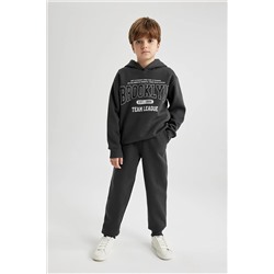 Defacto Erkek Çocuk Kapüşonlu Sweatshirt Eşofman Altı 2'li Takım B1804A823WN
