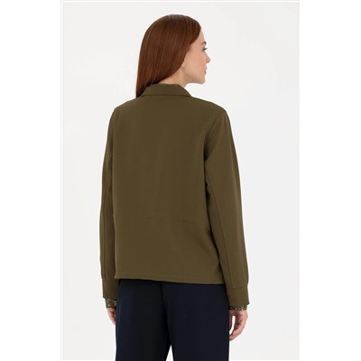 Kadın Haki Sweatshirt