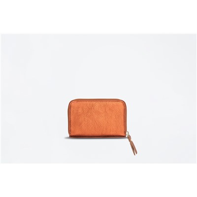 Cartera de piel Mini Moni Bronce