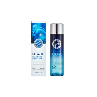 Premium Ultra X10 Collagen Pro Marine Toner, Омолаживающий тонер с коллагеном