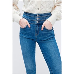 Vaquero skinny fit 7/8 Azul claro