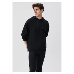 MaviKapüşonlu Siyah Sweatshirt 0610062-900