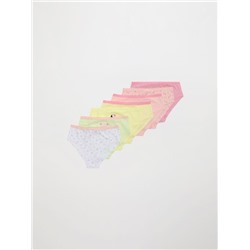 PACK OF 7 PRINTED HIPSTER BRIEFS